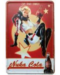 Метален постер DEVPlus Games: Fallout - Nuka Cola Bombshell - 1t