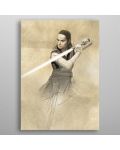 Метален постер Displate - Star Wars: Rey - 3t
