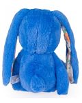 Мека играчка за гушкане Bali Bazoo - Rabbit, 32 cm, синя - 3t