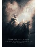 Метален постер Displate - Tagline: God of War - 1t