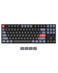 Механична клавиатура Keychron - K8 Pro HS TKL, Blue, RGB, черна - 2t