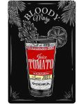 Метална табелка Liratech - Bloody Mary Cocktail, S - 1t