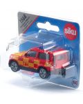Метална играчка Siku - Land Rover Defender Feuerwehr - 4t