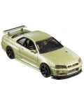 Метална премиум количка Hot Wheels - Nissan Skyline GT-R, 1:43 - 2t