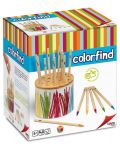 Мемори игра Cayro - Цветове, с 18 цветни пръчици - 1t