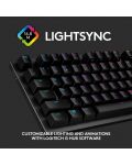 Механична клавиатура Logitech - G512, GX Red Linear, RGB, черна - 5t