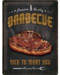 Метална табелка Nostalgic Art - Barbecue Nice To Meat You - 1t