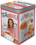 Метална кутия за чай Nostalgic Art - Tealicius & Teariffic - 1t