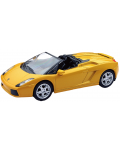 Метален автомобил Newray - Lamborghini Gallardo Spyder, 1:43, жълт - 1t