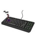 Механична клавиатура Genesis - Thor 230 TKL, Outemu Red, RGB, черна - 3t