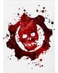 Метален постер Displate Games: Gears of War - Skull Logo - 1t