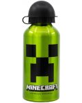 Метална бутилка Stor Minecraft - 400 ml - 2t