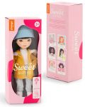 Мека кукла Orange Toys Sweet Sisters - Лилу с парка в цвят горчица, 32 cm - 2t
