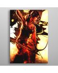 Метален постер Displate - Tomb Raider - Lara Croft Archer - 3t