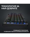 Механична клавиатура Logitech - G Pro X TKL, безжична, GX, черна - 8t