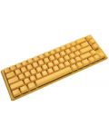 Механична клавиатура Ducky - One 3 Daybreak SF 65%, MX Silver, жълта - 2t