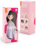 Мека кукла Orange Toys Sweet Sisters - Лилу с лилава рокля, 32 cm - 2t