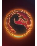 Метален постер Displate Games: Mortal Kombat - Dragon Logo - 1t