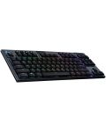 Механична клавиатура Logitech - G915 TKL, Clicky, RGB, черна - 11t