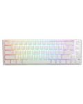Mеханична клавиатура Ducky - One 3 Pure White SF, Clear, RGB, бяла - 1t
