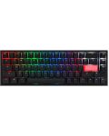 Механична клавиатура Ducky - One 2 SF RGB, MX Silent Red, черна - 1t