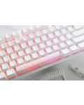 Mеханична клавиатура Ducky - One 3 Pure White TKL, Silver, RGB, бяла - 3t