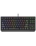 Механична клавиатура Genesis - Thor 230 TKL, Outemu Brown, RGB, черна - 1t