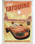 Метален постер Displate - Star Wars: Visit Tatooine - 1t
