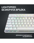 Механична клавиатура Logitech - G Pro X TKL, безжична, GX, бяла - 3t