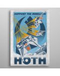 Метален постер Displate - Star Wars: Support the Rebellion - 3t