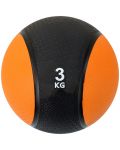 Медицинска топка Maxima - 3 kg, гумена, оранжева - 1t