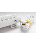 Mеханична клавиатура Ducky - One 3 Pure White SF, Brown, RGB, бяла - 6t