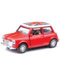Метален автомобил Newray - 1959 Mini Cooper, 1:32, червен - 1t