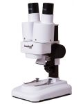 Микроскоп Levenhuk - 1ST, бял/черен - 1t