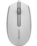 Мишка Canyon - CNE-CMS10WG, оптична, White grey - 1t