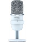 Микрофон HyperX - SoloCast, бял - 1t