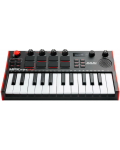MIDI контролер-синтезатор Akai Professional - MPK Mini Play MK3, черен - 1t
