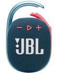 Портативна колонка JBL - CLIP 4, синя/розова - 1t