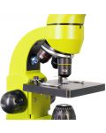 Микроскоп Levenhuk - Rainbow 50L PLUS, 64–1280x, Lime - 4t