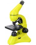 Микроскоп Levenhuk - Rainbow 50L PLUS, 64–1280x, Lime - 2t