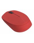 Мишка RAPOO - M100 Silent, оптична, безжична, червена - 2t