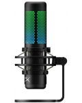 Микрофон HyperX - QuadCast S, RGB, черен - 2t