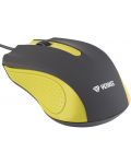 Мишка Yenkee - 1015YW, оптична, жълта - 2t