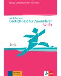 Mit Erfolg zum Deutsch-Test fur Zuwanderer + CD / Немски език - ниво А2-В1: Сборник с упражнения и тестове + 2 CD - 1t