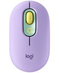 Мишка Logitech - POP, оптична, безжична, лилава/зелена - 1t