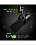 Микрофон Shure - SM7DB, черен - 6t