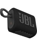 Портативна колонка JBL - Go 3, черна - 3t