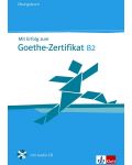 Mit Erfolg zum Goethe-Zertifikat: Упражнения по немски - ниво B2 + CD - 1t