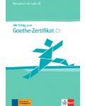 Mit Erfolg zum Goethe-Zertifikat C1 Übungsbuch + Audio-CD / Немски език - ниво C1: Помагало с упражнения + CD - 1t