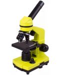 Микроскоп Levenhuk - Rainbow 2L, жълт - 1t